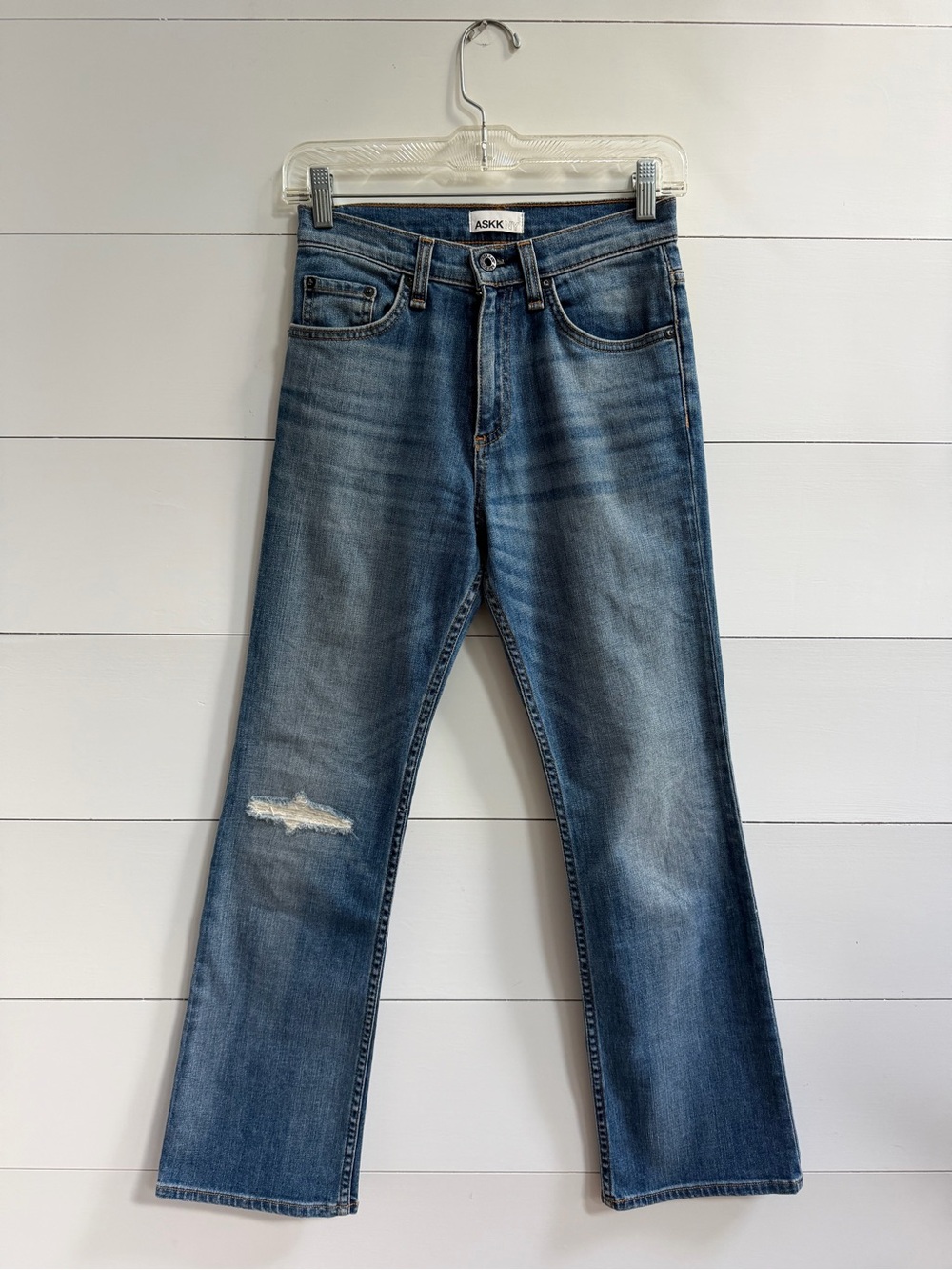 ASKK NY High Rise Crop Boot Jean